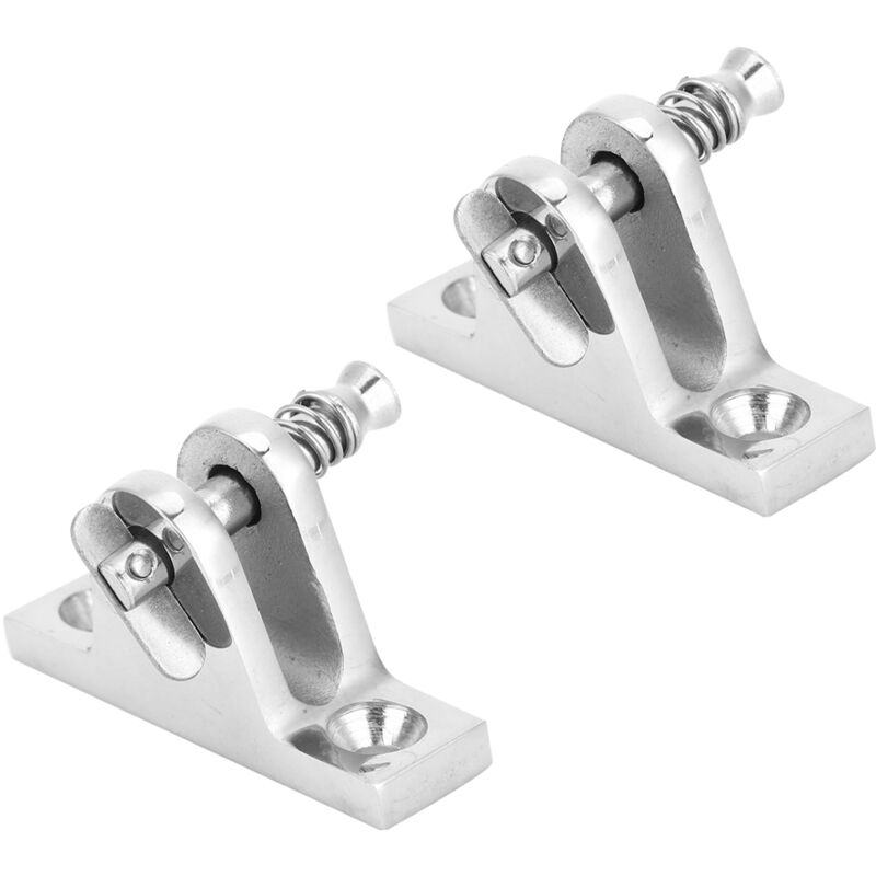 2PCS 55 x 18mm Acier inoxydable 316 Fixation de charnière de pont de bateau Quincaillerie marine