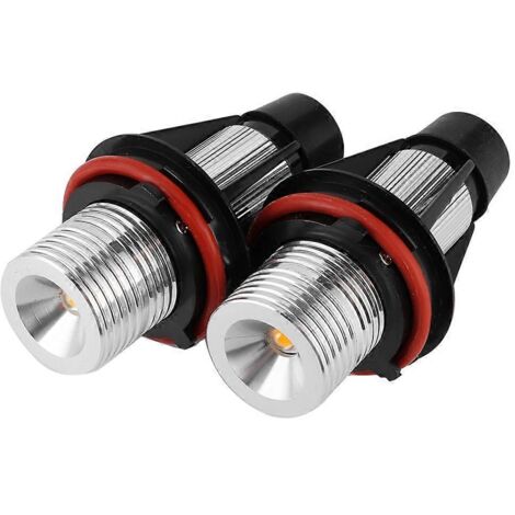 2pcs 6000K 720lm LED Lumière Auto Œil d'Ange Anneaux Halo Lampe pour BMW E39 E53 E60 E63 E64