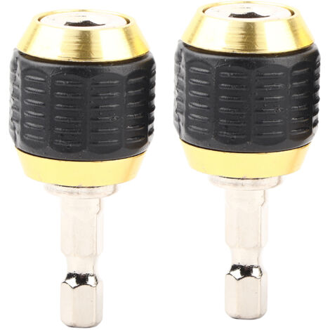 2PCS 60mm Drill Chuck Hex Screwdriver Impact Driver Adapter 1/4 Hex Shank Dril Bit Tool