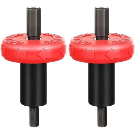 2pcs Adaptateur de foret pour moteur électrique, outil de démarrage de remplacement pour foret de démarrage rapide Craftsman Troy Bilt Stihl B&S, souffleuse à neige, pas besoin de tirer manuellement