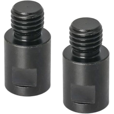 2pcs-Adaptateur de meuleuse d'angle M10 à M14 femelle convertisseur de filetage pour meuleuses et outils