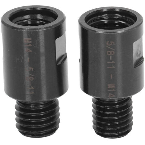 2PCS Adaptateur M10 Filetage Mâle à M14 Femelle pour Meuleuse Adaptateur Meuleuse d'angle Polisseuse Filetage Adaptateur de Foret de Base