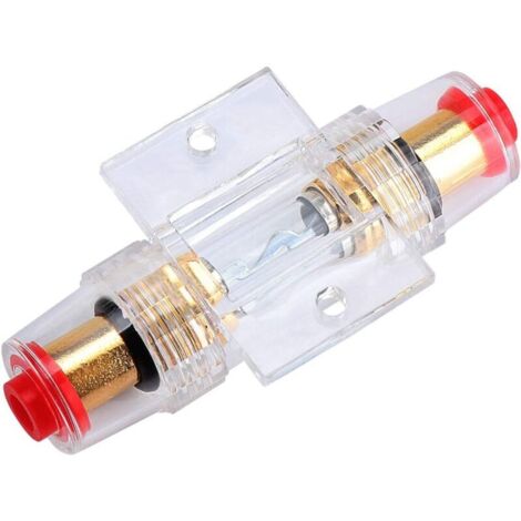 2PCS AGU Porte-fusible en Ligne avec fusibles 60A AGU pour compresseurs d'amplificateur d'alarme Audio de Voiture