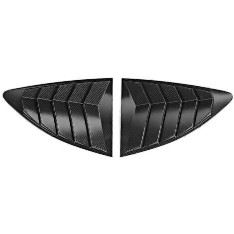 2pcs Aileron Arrière en Fibre de Carbone Texture Spoiler Store pour Subaru BRZ 2013-2019 - Déflecteur de Fenêtre Arrière