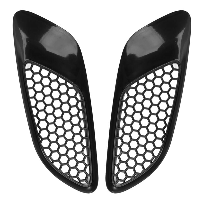 Image of Tlily - 2PCS Air Vent für Echte M3 Modell Auto Front Scoop Bonnet Hood Lamellen E90 E91 E92 E93 abs