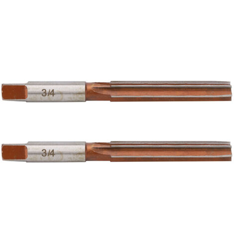 2PCS Alésoir Conique à Queue Droite pour Alésage 3/4" - Système Américain