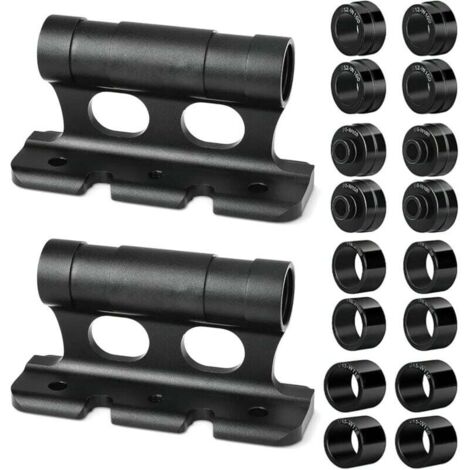 2Pcs Aluminium Legierung Fahrrad Gabel Halterungen für Auto Bike Quick Release Gabel Halter