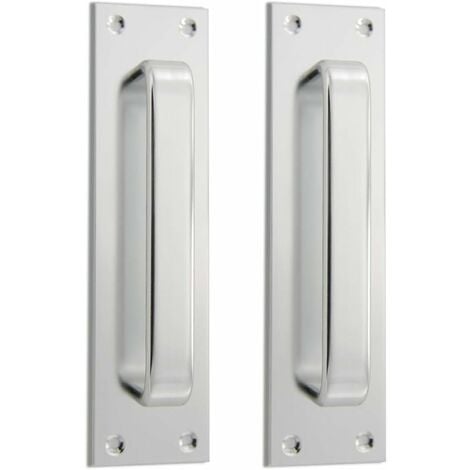 200mm Aluminum Alloy Sliding Door Handle Balcony Glass Door Handle Bathroom  Cabinet Door Handle Warehouse Door Handle Modern Metal Handle (White)