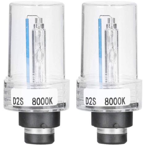 2pcs ampoules de phare LED, 12V 35W D2S 8000K phare phare ampoule au xénon accessoire de voiture