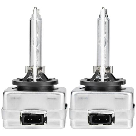 2Pcs Ampoules Xenon D1S 6000K 35W pour Phares Avant de Voiture, Remplacement Lampe HID Haute Luminosité, Kit de Conversion Blanc Froid, Compatible avec la Plupart des Véhicules.