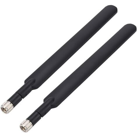 2PCS Antenne 4G SMA Mâle pour Amplificateur Signal Huawei B310s/B593s/B315/E5186s