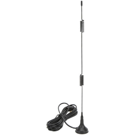 2PCS Antenne Externe 5G 15DBI Omnidirectionnelle avec Support Ventouse et Interface SMA Aiguille Interne pour Routeur 4G/DTU