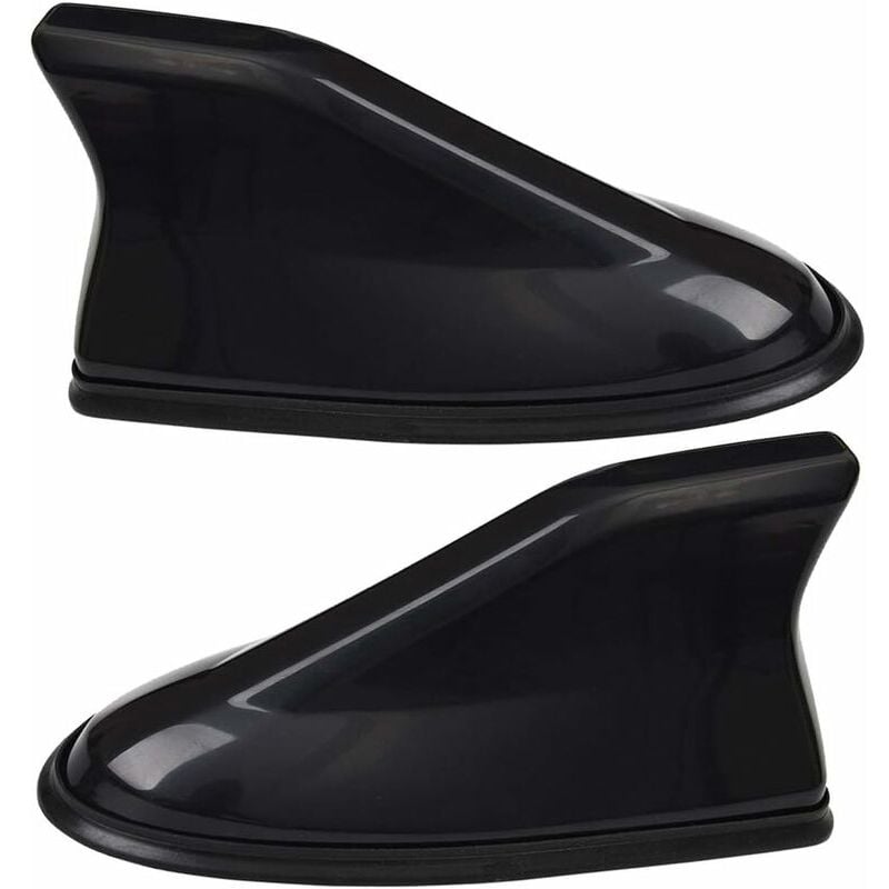 2PCS Antenne Toit Qashqai, Universal Auto Voiture Plastique Aileron de Requin en Forme de Base Antenne pour Voiture Antenne Radio fm avec Base
