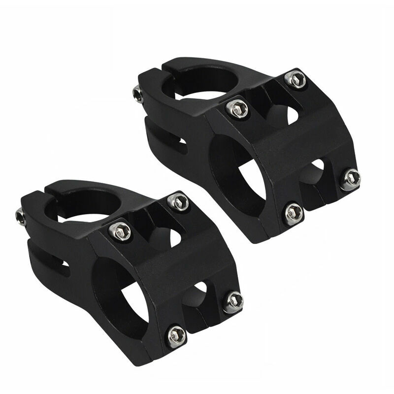2PCS Attacco manubrio mtb Hollow Riser Short