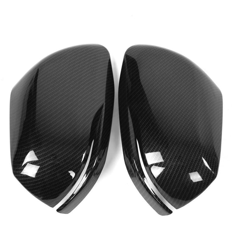 Image of 2Pcs Auto Carbon Fiber Seite Rückspiegel Flügel Spiegel Abdeckung für 2017
