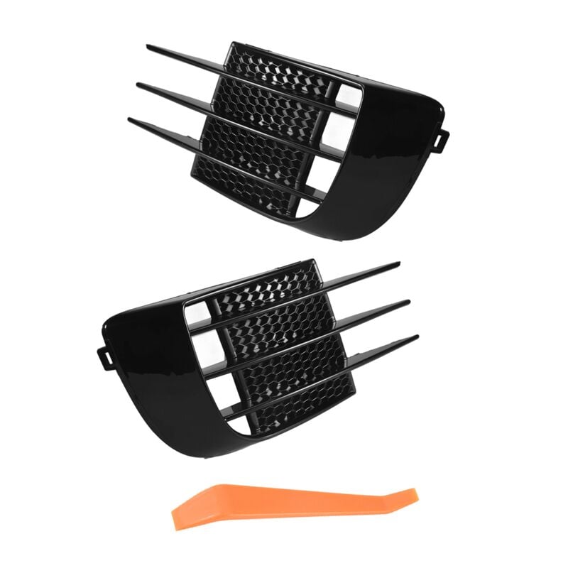 Image of 2Pcs Auto Front Stoßstange Nebel Licht Kühlergrill Abdeckung Trim für Golf 6 MK6 gtd 2008-2013