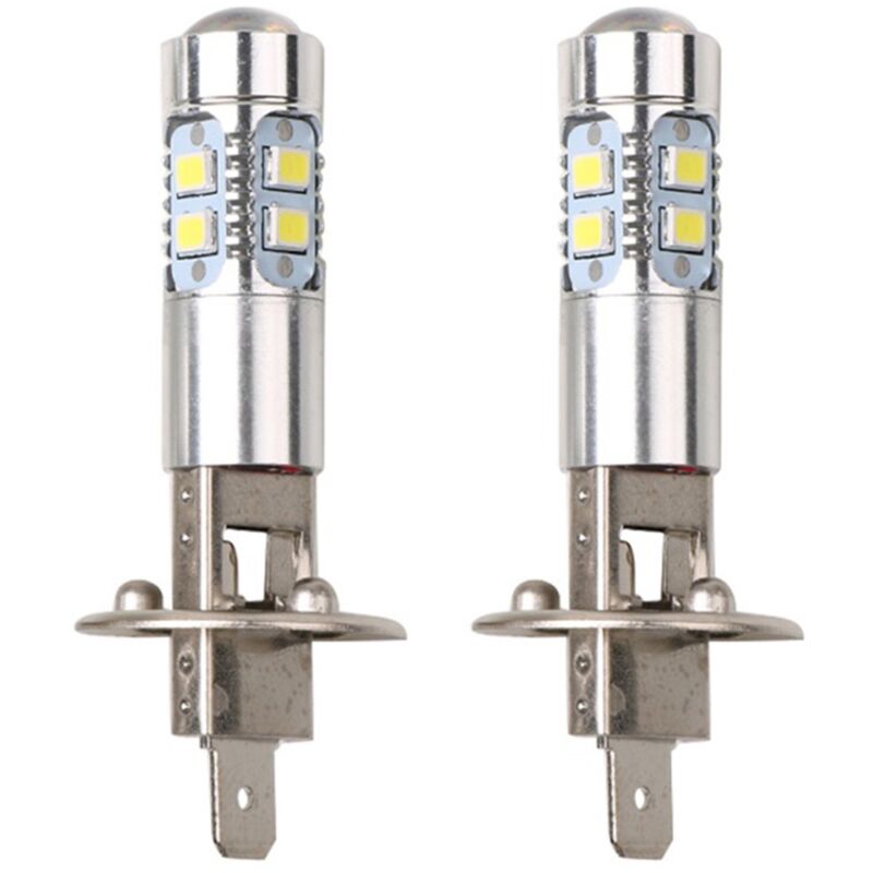 Image of Tlily - 2PCS Auto Lampe 100W H1 led Lampen 6000K 2835 smd 10LED Super Helle Abblendlicht Motorrad
