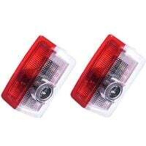 2PCS Auto LED Projektor Liuer Ghost Shadow Logo Lampe 3D Auto Einstiegslicht Willkommen Beleuchtung Laser Projektor