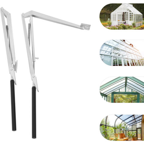 2PCS Auto Roof Vent Opener Heat Sensitive Automatic Greenhouse Window Opener for Ventilation
