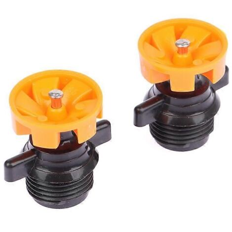 2PCS Automatic Rotation 360 Degree Watering Nozzle Sprinkler Garden Park Lawn Flower Vegetable Irrigation