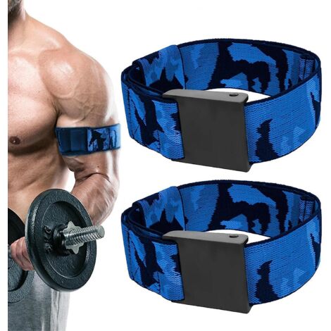 2pcs-bandes De Biceps De  Football - Ceinture Lastique Pour Biceps - Rglable - Pour Homme - Appareil De Fitness  Domicile Pour Jambes, Bras, Paule