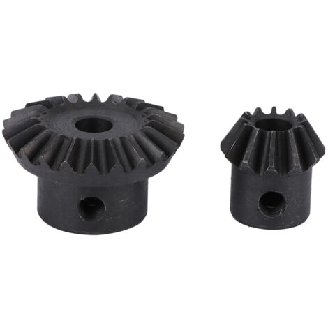 2pcs Black Steel Beekeeping Honey Extractor Gear Accessory Beekeeper Tool