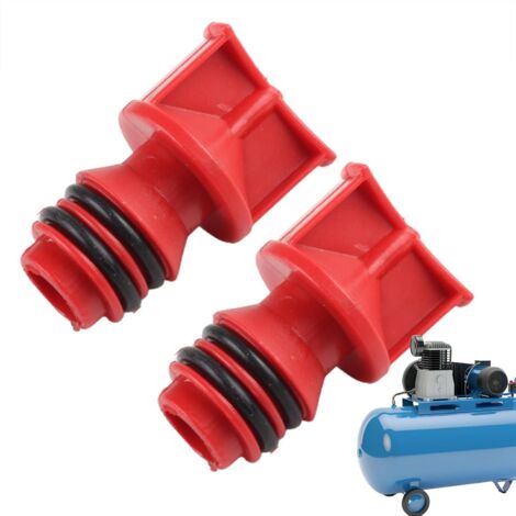 2pcs Bouchon de reniflard, filetage 17 mm, matériau ABS, léger pour compresseur d'air, entretien véhicule
