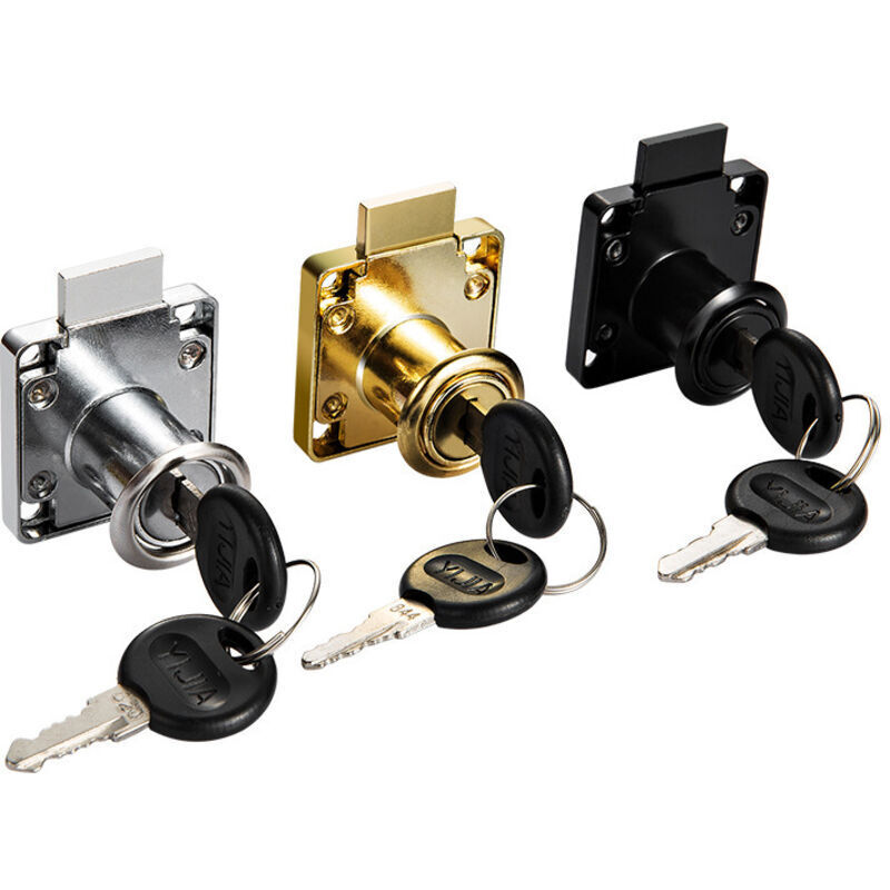 2pcs cam lock with different keys, mailbox lock, cupboard lock, security lock for furniture, wardrobe, mailbox, drawer, desk