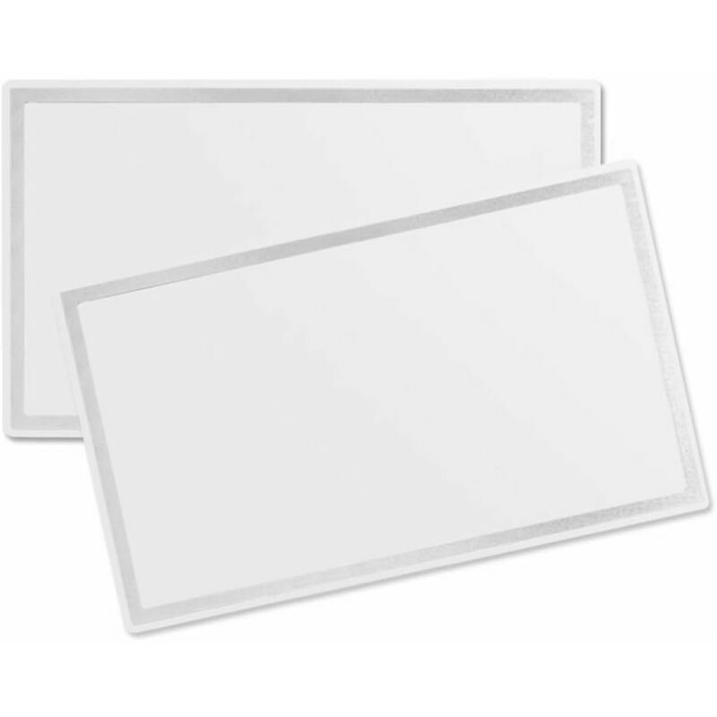 2Pcs Car Makeup Mirror For Car Stainless Steel Portable Sun Visor Convenient Makeup Mirror Car Interior Stainless Steel Makeup Mirror Durable Car Sun