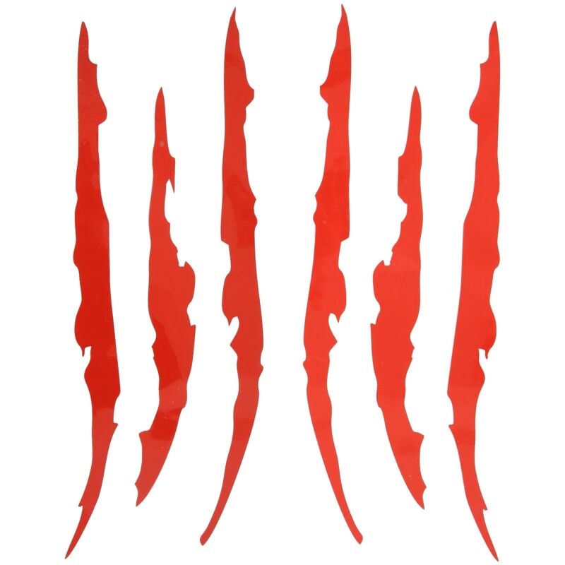 2PCS Car Sticker Claw Marks Monster Scratch Sticker Vinyl Car Headlight Side Stripe Decal