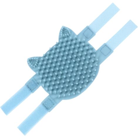 2Pcs Cat Scratching Brush Pet Shampoo Bath Brush Self Grooming Cat Accessories Pet Grooming Brush