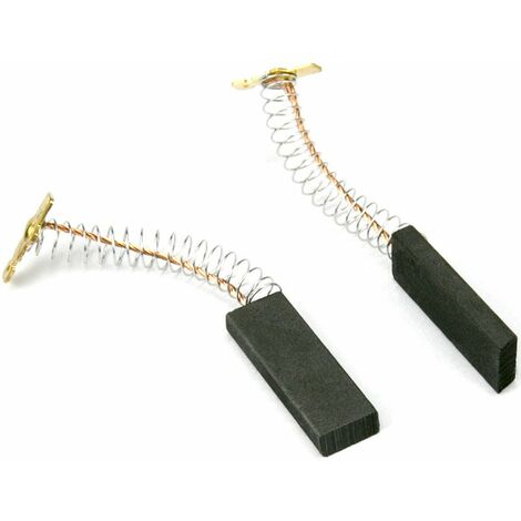 2PCS Charbons Moteur pour Machine à Laver Séchoir Conception à Double Couche Brosses à Charbon Compatibles Bosch Siemens