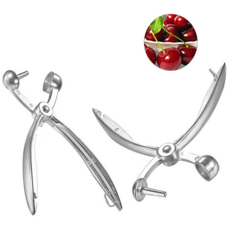 2PCS Cherry Pitter Olives Pitter Cores Extractor Grapes Cranberries Kitchen Extractor Creative Kitchen Tool Cherry Corer