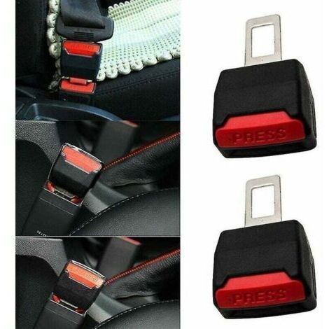2pcs clip de ceinture de sécurité de voiture extension connecteur voiture sécurité siège serrure boucle ceinture de sécurité clip extender ceinture de sécurité convertisseur accessoires