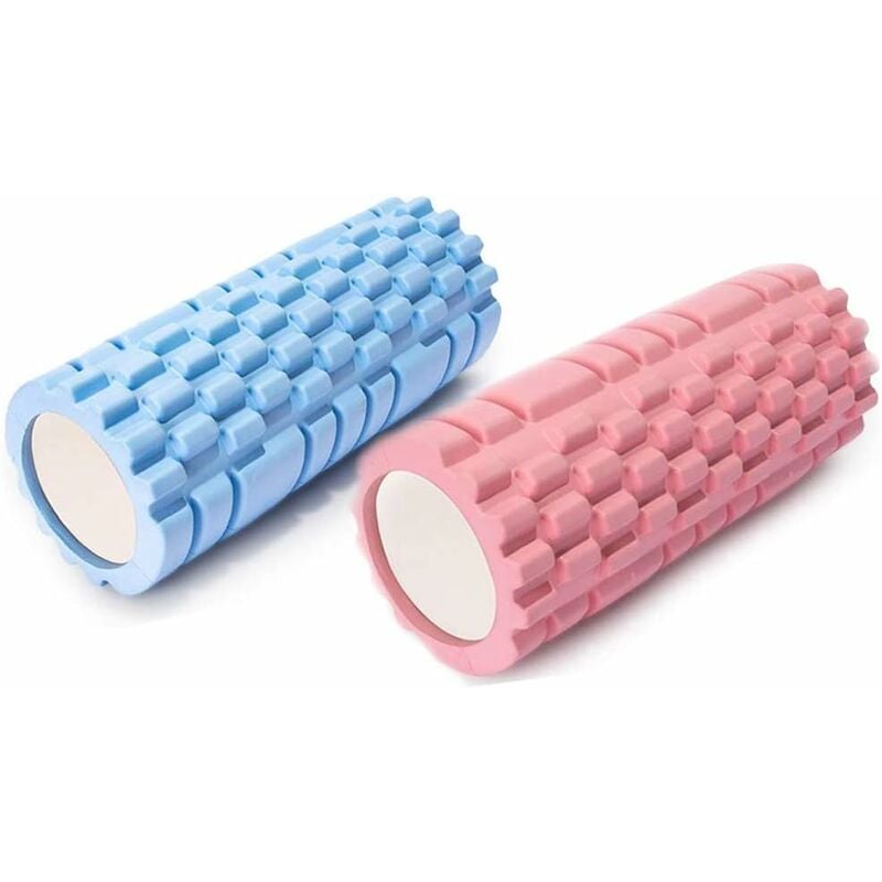 

2PCS Columna Bloque de yoga Equipo de fitness Pilates Rodillo de espuma Ejercicios de gimnasio Ejercicios de masaje muscular Rodillo de yoga Ladrillo