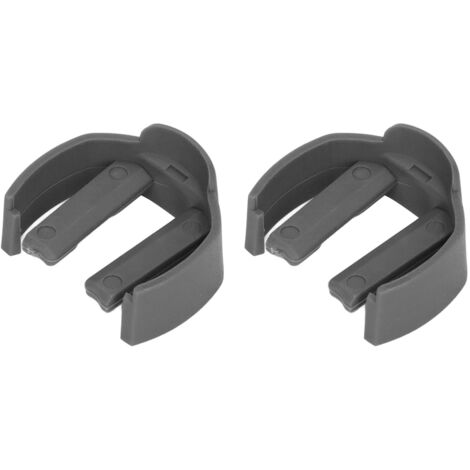 2Pcs Connecteurs Rapides de Clip C, Clip C de Remplacement de Déclencheur de Nettoyeur Haute Pression pour Karcher K2 K3 K7 Déclencheur de Nettoyeur Haute Pression de Voiture(Gris)