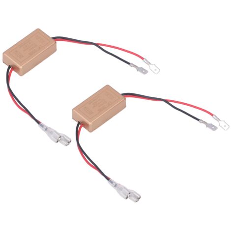 2PCS Contrôleur Stroboscopique LED LF‑300B pour Clignotants Phare Voiture H1
