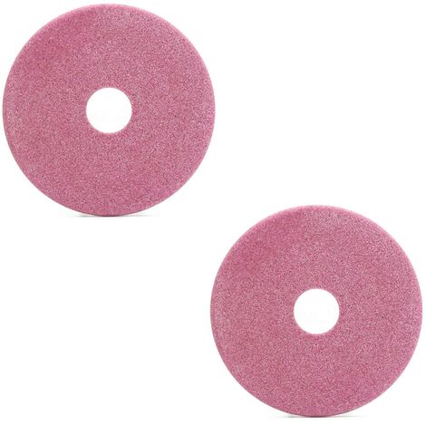 2pcs Corindon Disque de Meulage Meule Tronçonneuse Lame d'affûtage Scie à Chaîne Affûteuse Haute Efficacité, 105mmx4.5mmx 22mm,Superma