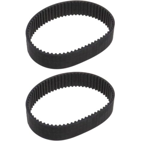 2pcs Courroie d'entraînement Rabot en Caoutchouc HTD201-3M-14 67 Dents Boucle Fermée CT2610387984 Compatible avec Bosch Skil