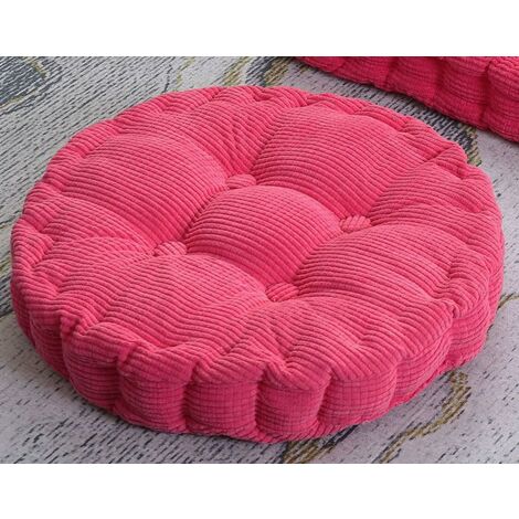 Pouf / coussin de sol triangle Gilko 90x145cm Tissu Noir et Orange