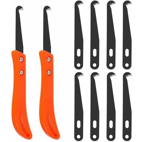 2pcs Couteau nettoie joint de Calfeutrage + 10 lames Remplaçables -rénovation des joints de carrelage muraux