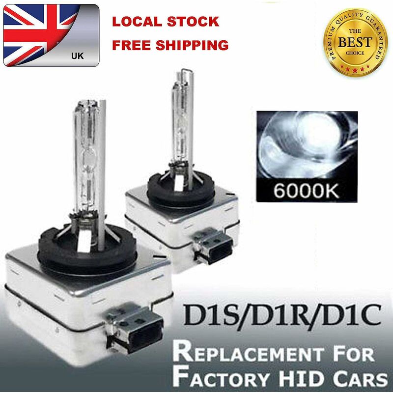 2PCS D1S D1R D1C hid Xenon Bulbs oem Direct Replacement Lamp 6000k Diamond White Light 66140