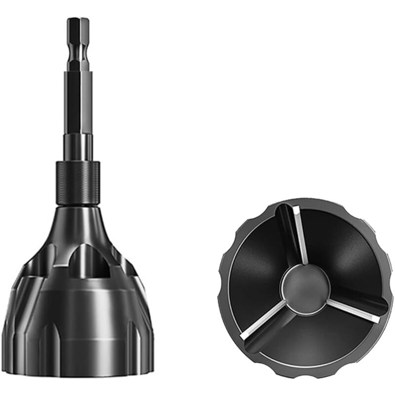 2Pcs Deburrer External Chamfer Deburring Tool 3-19mm With Tungsten Steel Blade Chamfering Deburring Drill Bit For Copper/Plastic/Brass/Steel