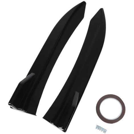 2Pcs déflecteurs de pare-chocs arrière brillant noir pour BMW Série 3 F30 F31 M Sport 2011-2019, spoiler latéral, accessoires tuning auto