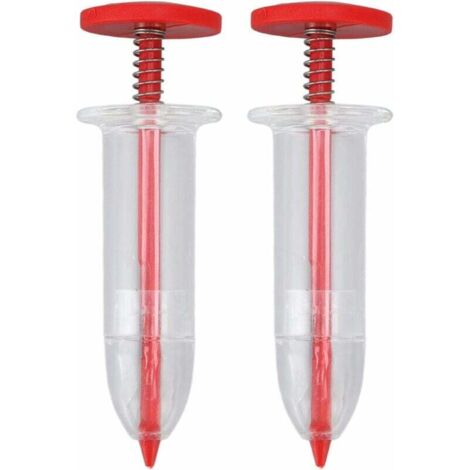 2pcs Distributeur de Graines, Semeur de Graines Portatif - Planter des Graines Facilement, Mini Outil de Semis de Semences pour l'ensemencement Horticole