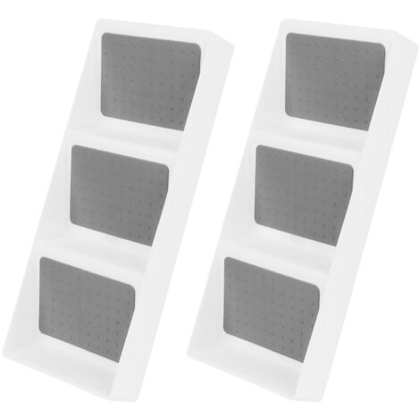 2PCS Drawer Organizer 3-Tier Spice Medicine Bottle Rack Tray Drawer Box for Cabinet Kitchen