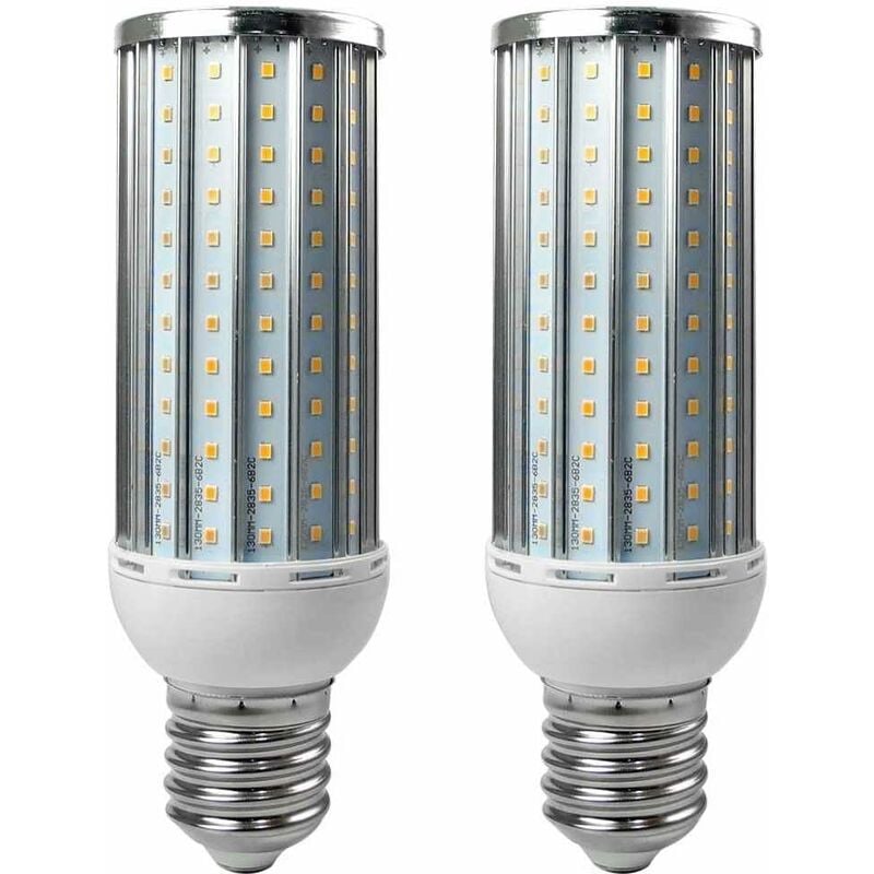 2Pcs E40 50W Ampoule led Alliage Aluminium Blanc Froid 192X2835 smd ac 110/220V