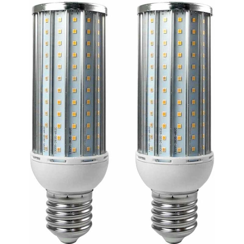 Jusch - 2Pcs E40 50W Ampoule led Alliage Aluminium Blanc Froid 192X2835 smd ac 110/220V