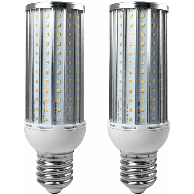 2Pcs E40 50W Ampoule LED Alliage Aluminium Blanc Froid 192X2835 SMD AC 110/220V