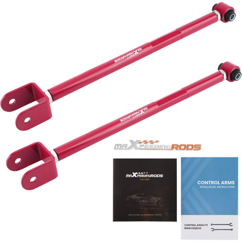 Image of Maxpeedingrods - 2PCS einstellbarer hinterer sturzbgelsatz for bmw 3ER E36 E46 M3 Z3 Z4 new